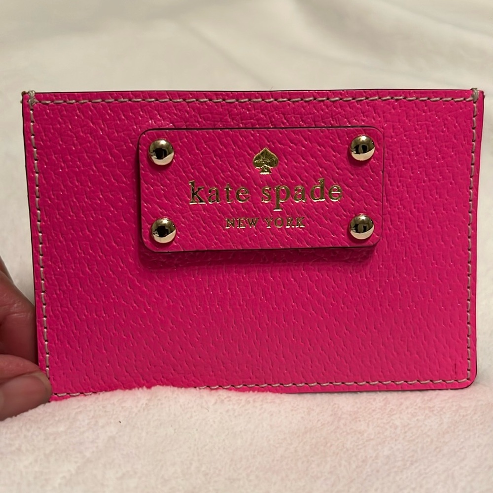 Kate Spade pink card holder